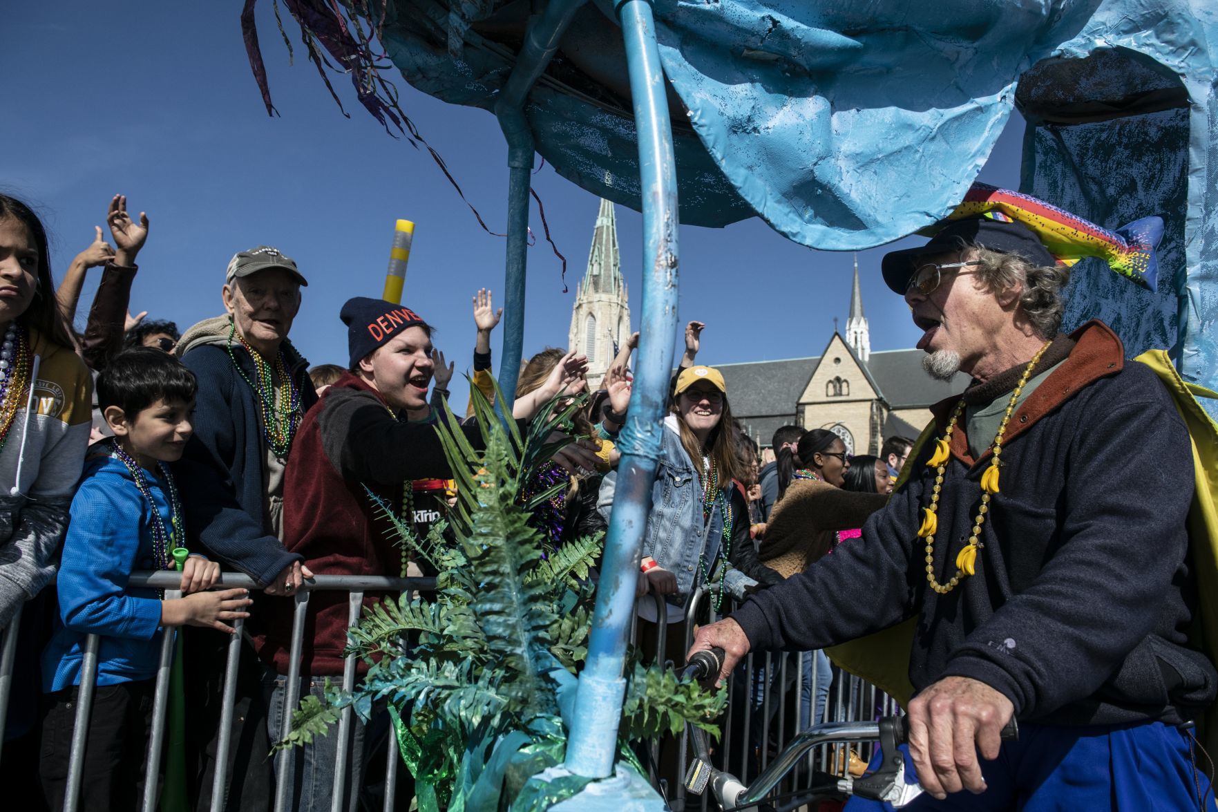 Floats take to the streets for Mardi Gras Parade
